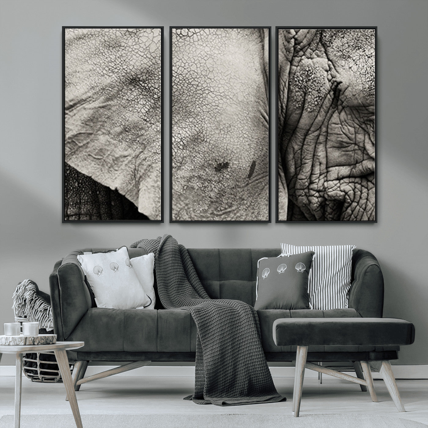 MGV-FC-48X32-3P - Elephant Wall Art Canvas Print
