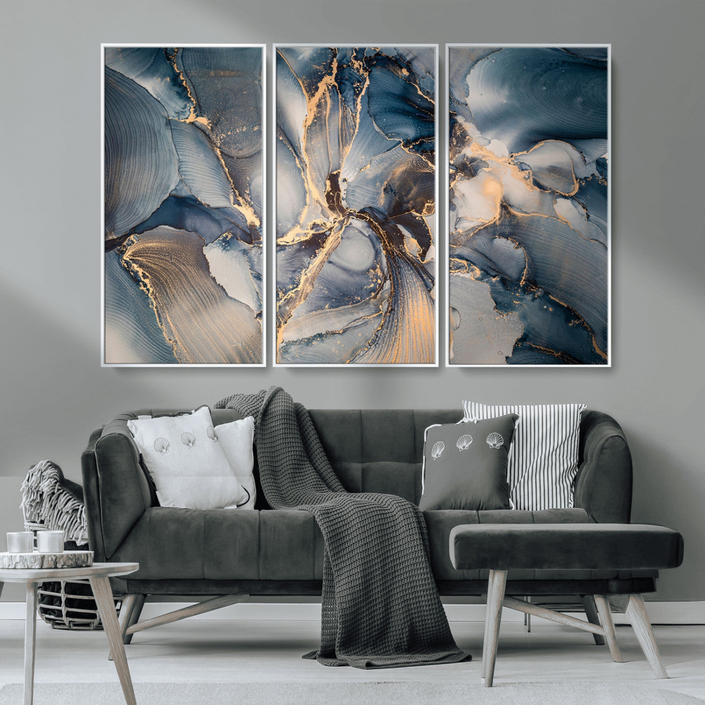 MGV-FC-48X32-3P - Abstract Wall Art Canvas Print for Modern Home Decor