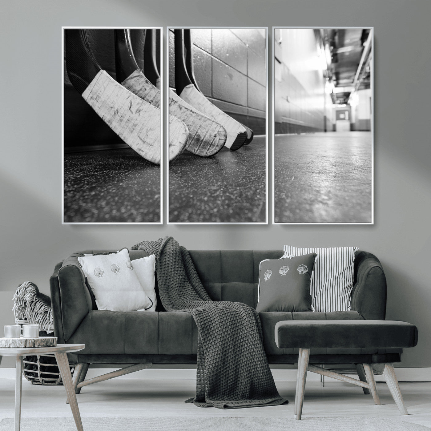 MGV-FC-48X32-3P - Ice Hockey Wall Art Canvas Print