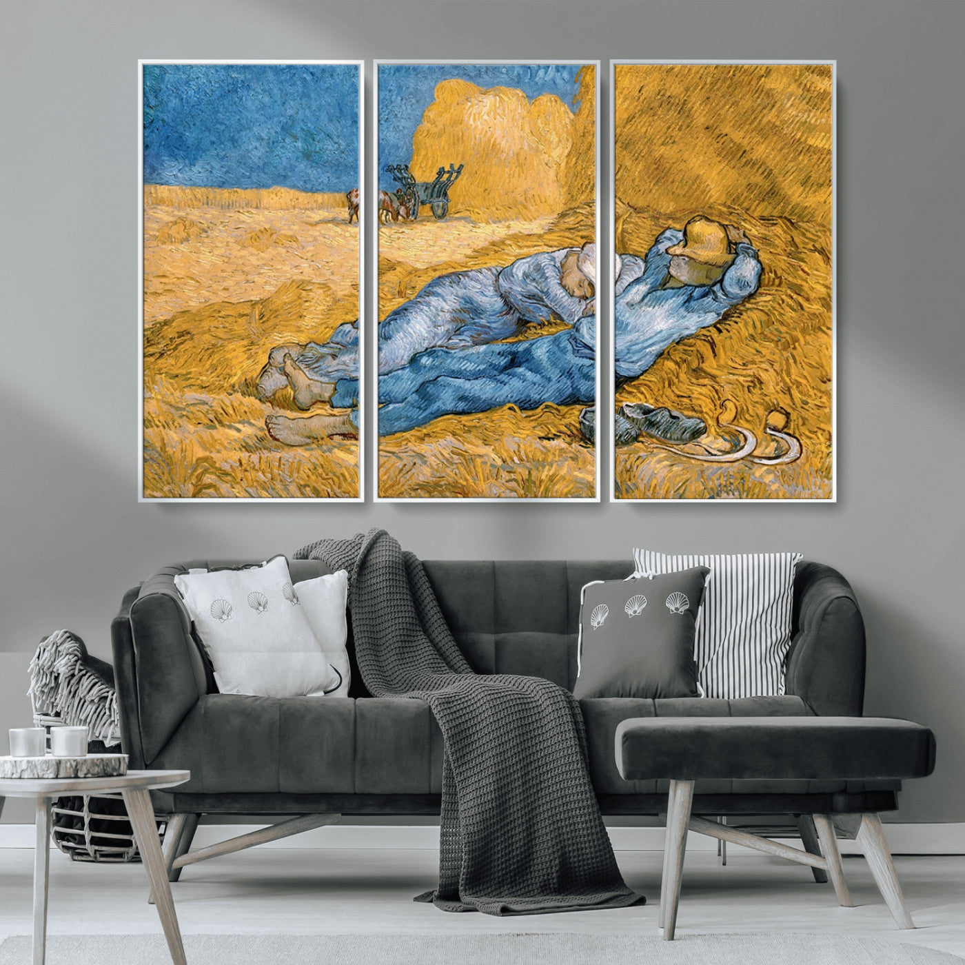 MGV-FC-48X32-3P - Master Artist Vincent Van Gogh Nature Wilderness Illustrs Fine Art Canvas Print