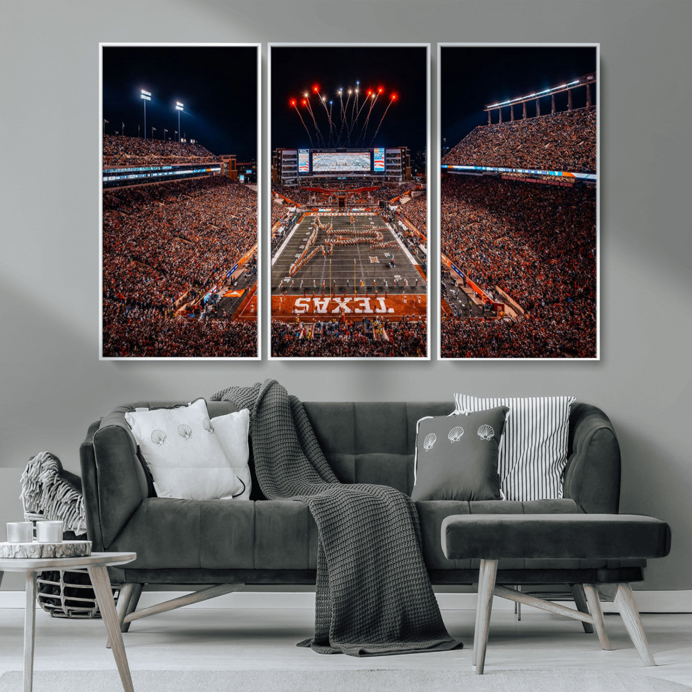 MGV-FC-48X32-3P - Texas Memorial Stadium Wall Art Canvas Print