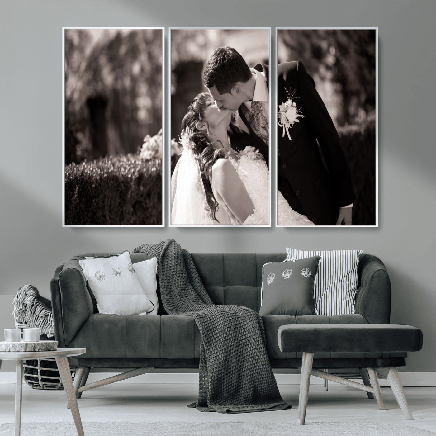 MGV-FC-48X32-3P - Create Your Own Photo Canvas Print - Personalized Wall Art for Home Decor Wall Art Print, Create
