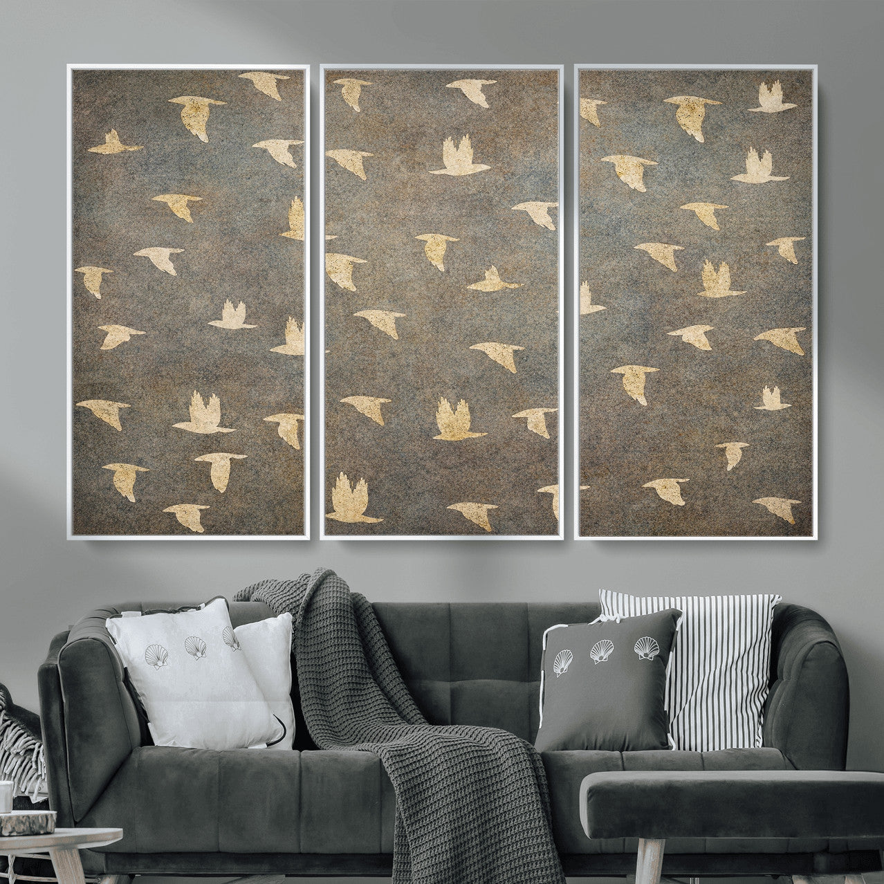 20532514-MGV-CV-36X24 - Abstract Birds Wall Art Canvas Print