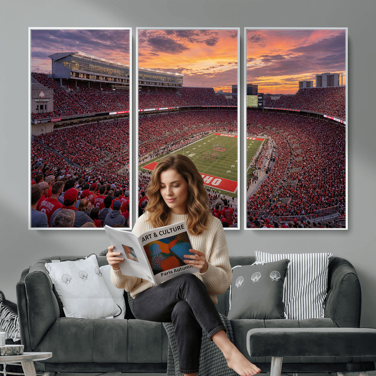95137596-MGV-CV-36X24 - Stadium Wall Art Canvas Print
