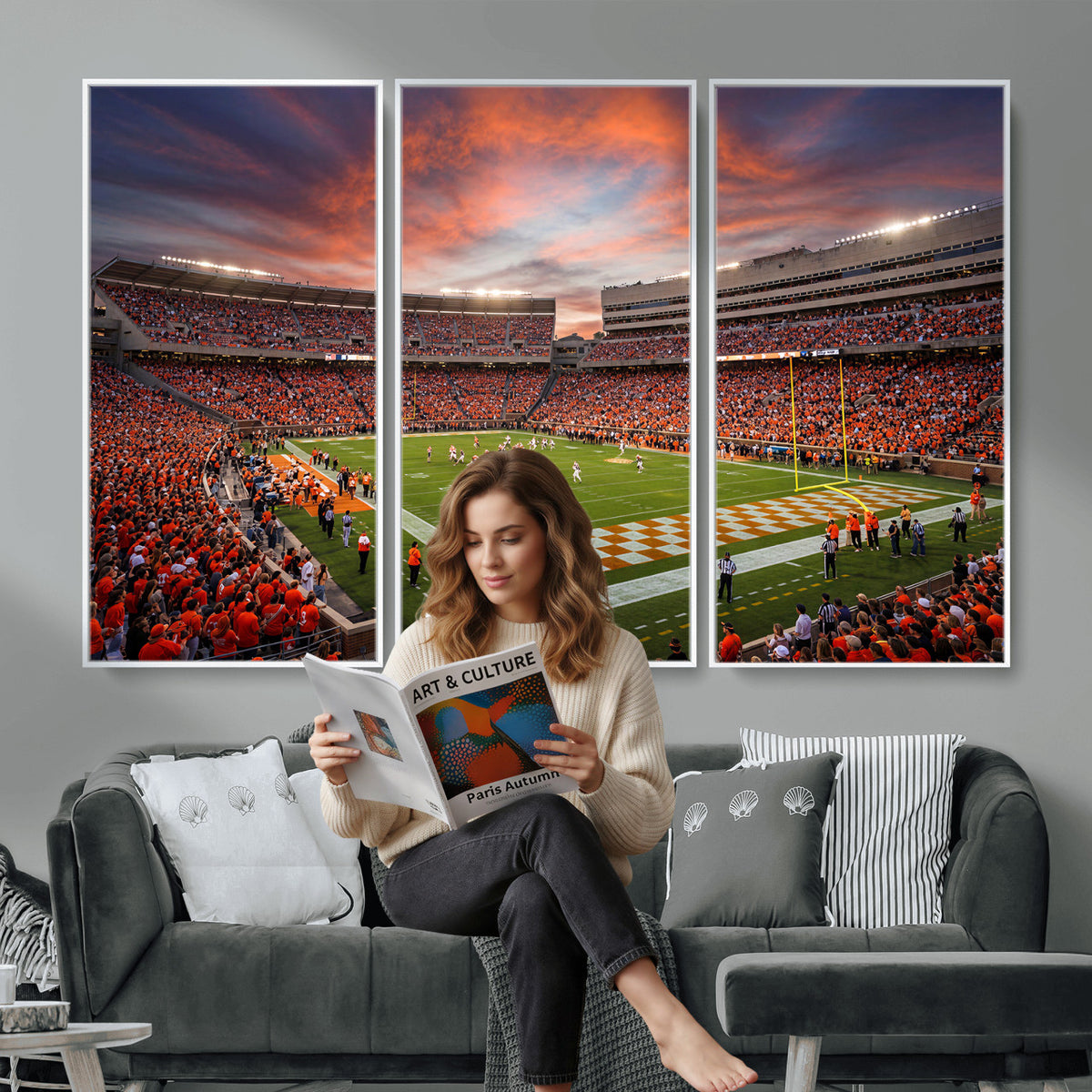 67648335-MGV-CV-36X24 - Stadium Wall Art Canvas Print