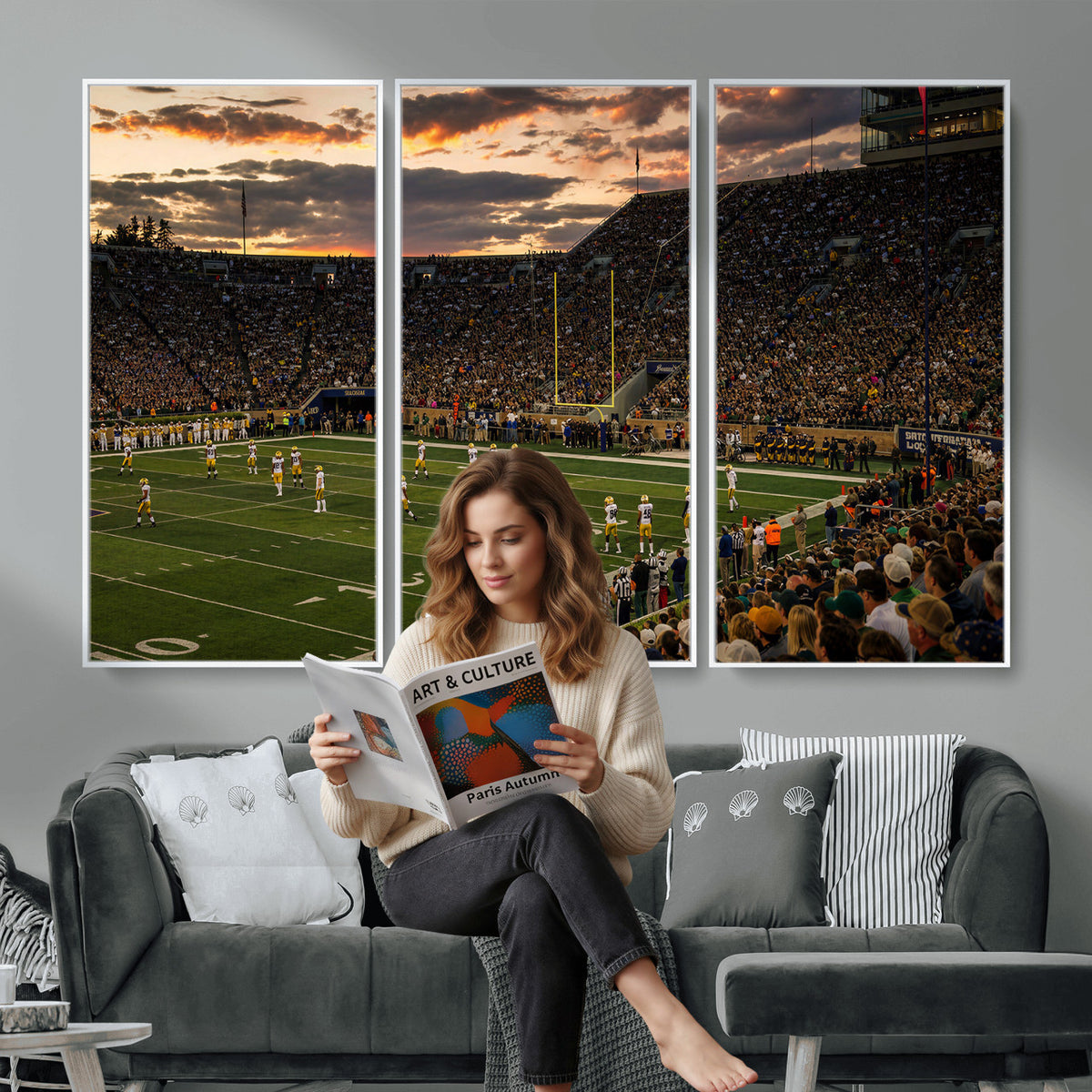 17703678-MGV-CV-36X24 - Stadium Wall Art Canvas Print