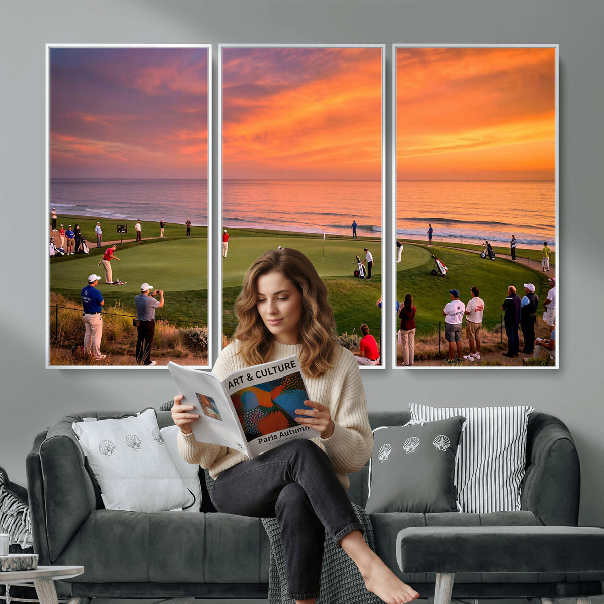 57561775-MGV-CV-36X24 - Stadium Wall Art Canvas Print