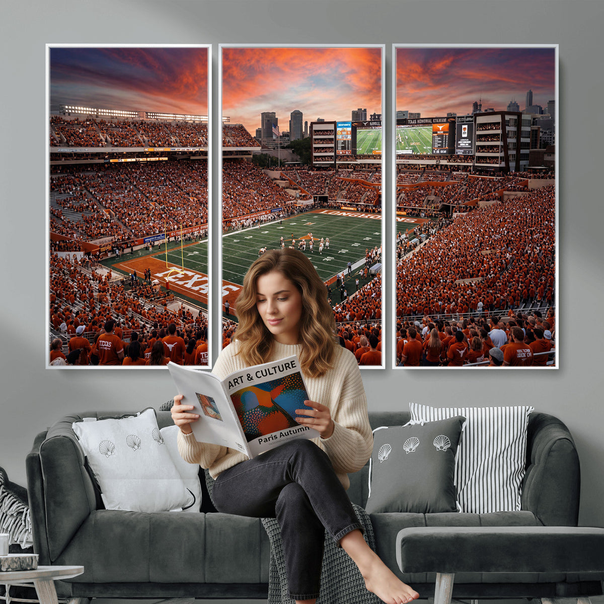 68564193-MGV-CV-36X24 - Stadium Wall Art Canvas Print
