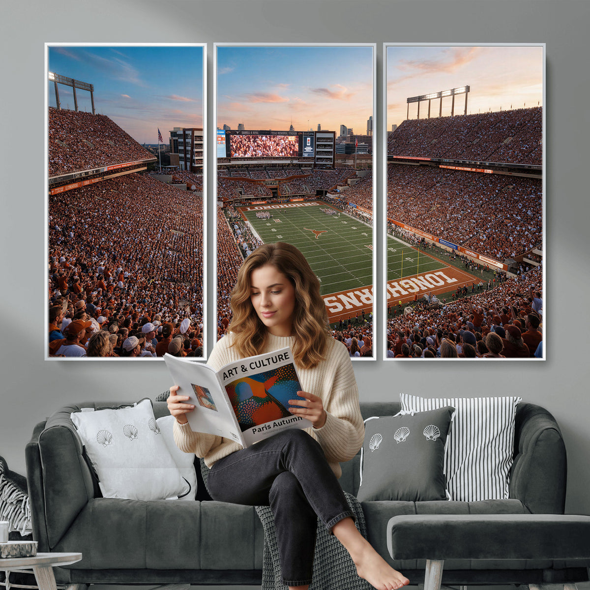 41187139-MGV-CV-36X24 - Stadium Wall Art Canvas Print