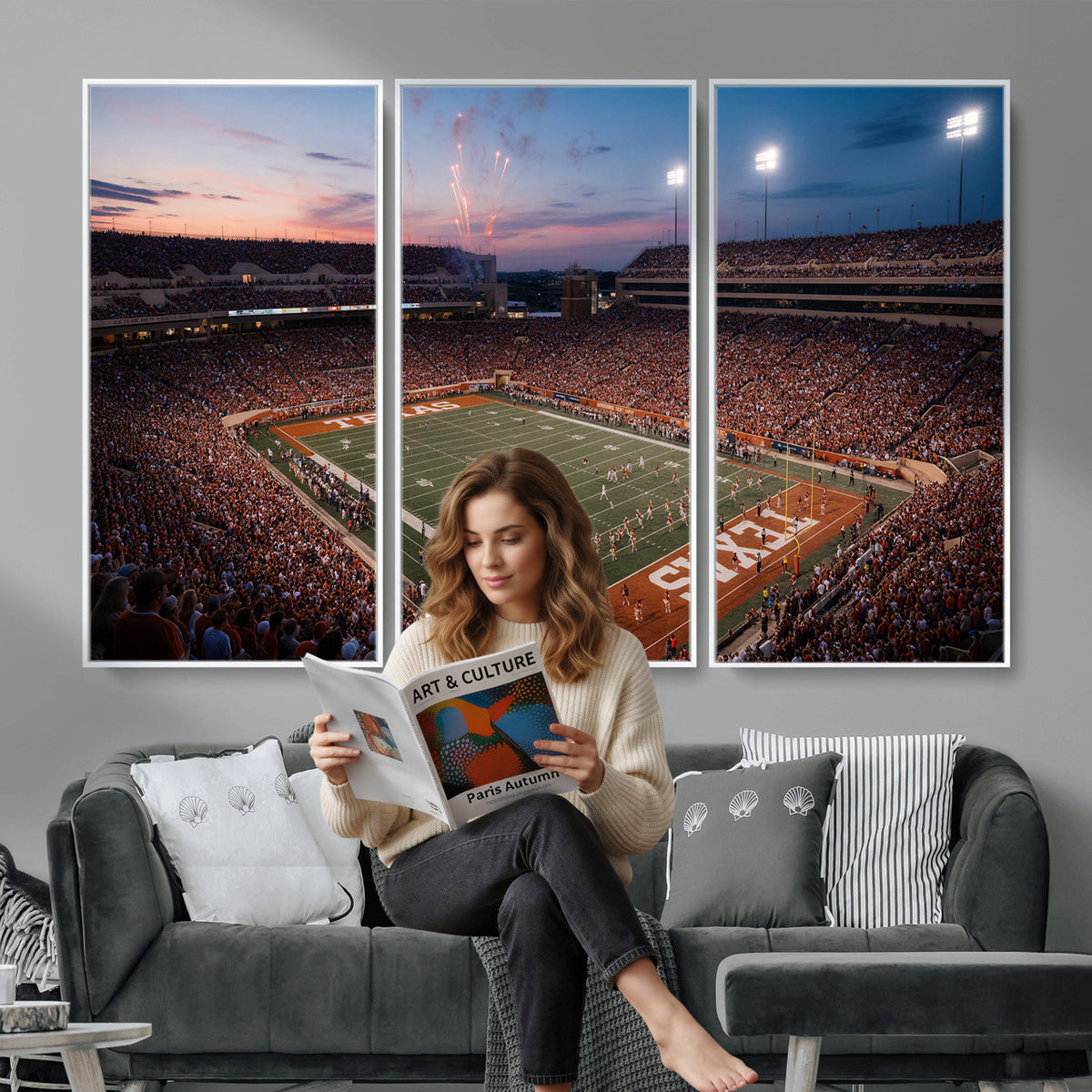 31666911-MGV-CV-36X24 - Stadium Wall Art Canvas Print