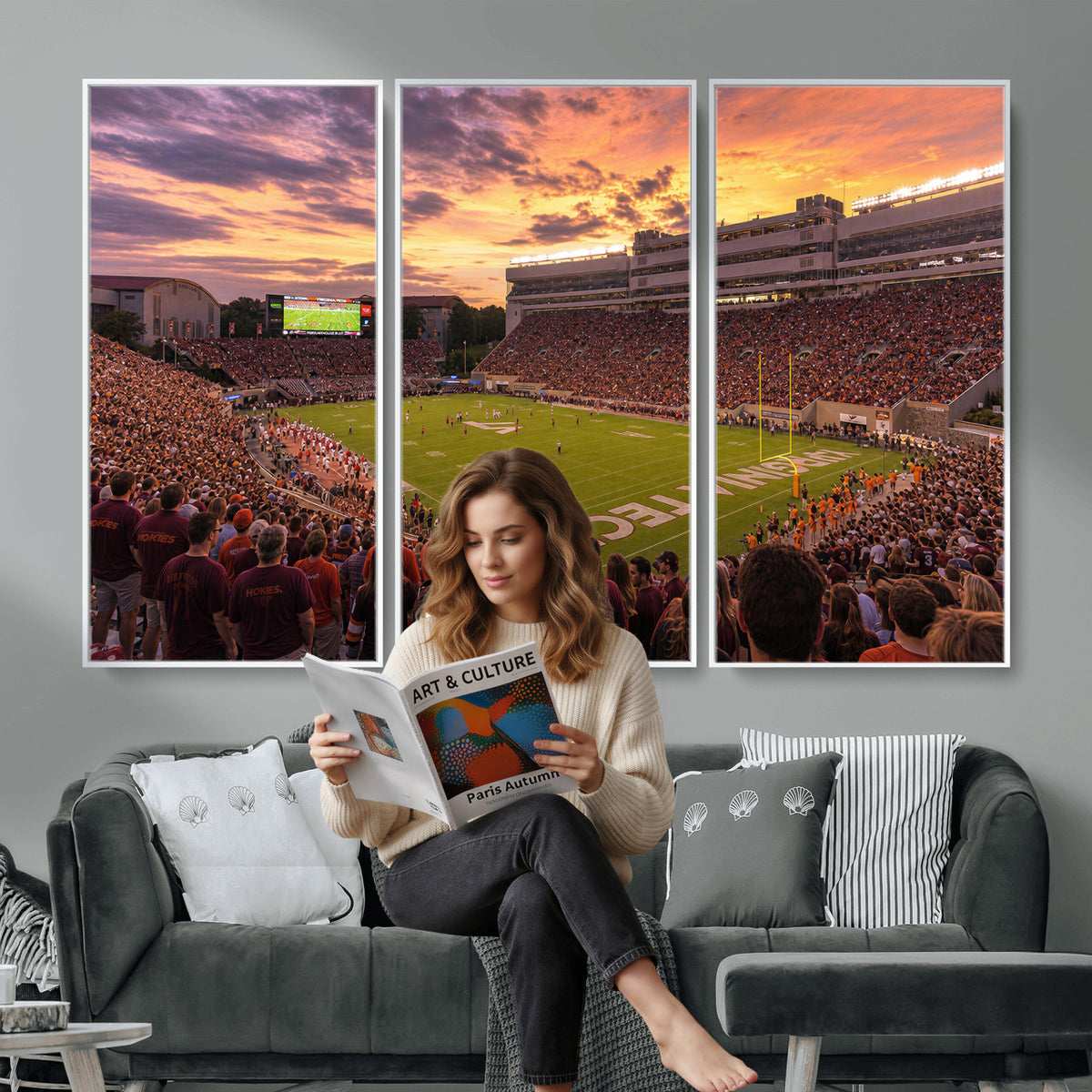 20221405-MGV-CV-36X24 - Stadium Wall Art Canvas Print