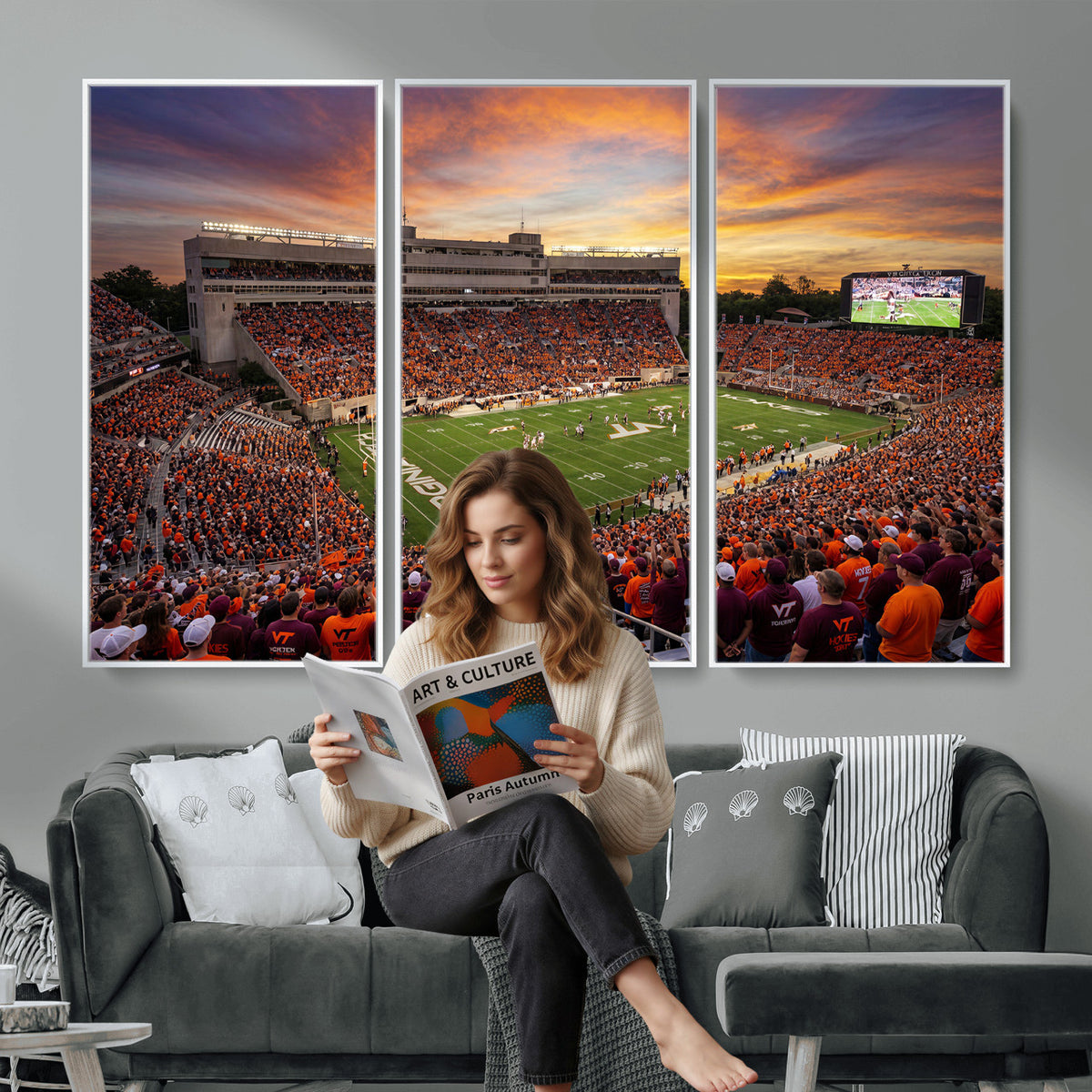23178259-MGV-CV-36X24 - Stadium Wall Art Canvas Print