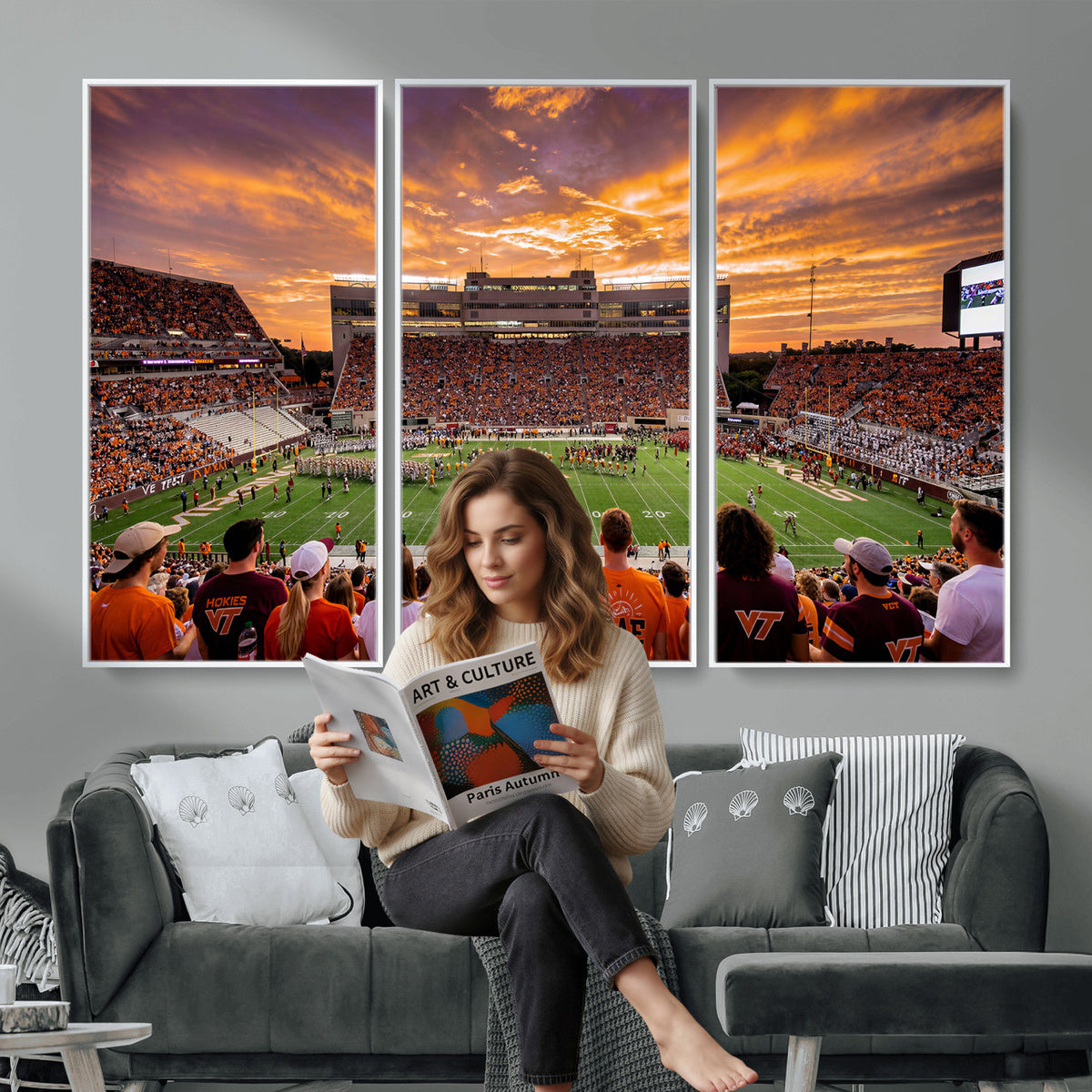 25873880-MGV-CV-36X24 - Stadium Wall Art Canvas Print