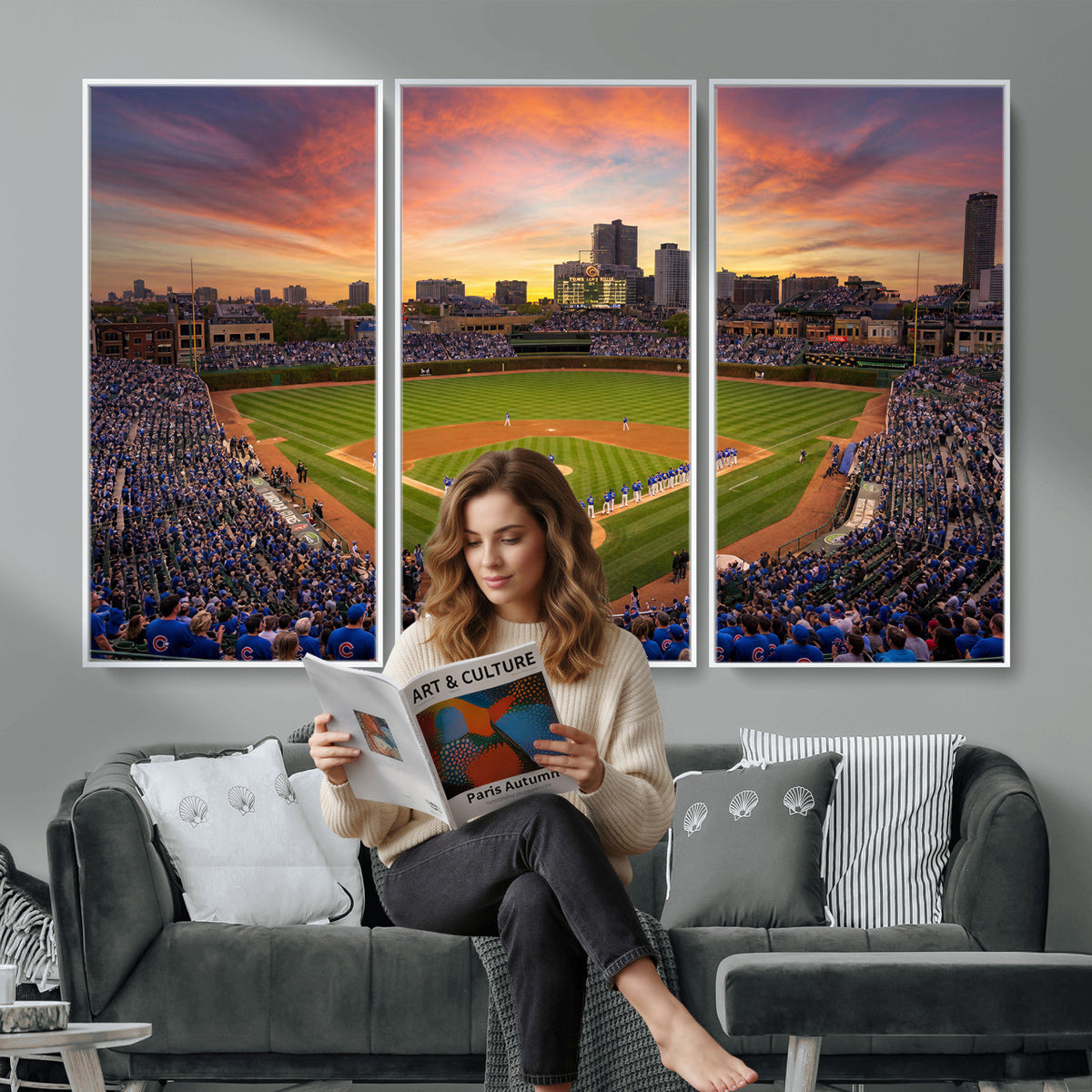 42812246-MGV-CV-36X24 - Stadium Wall Art Canvas Print