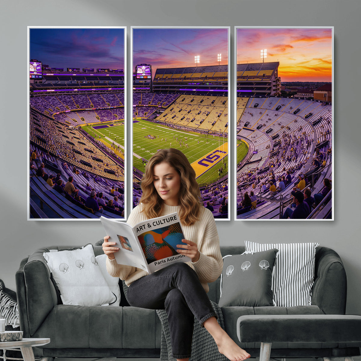 21378512-MGV-CV-36X24 - Stadium Wall Art Canvas Print