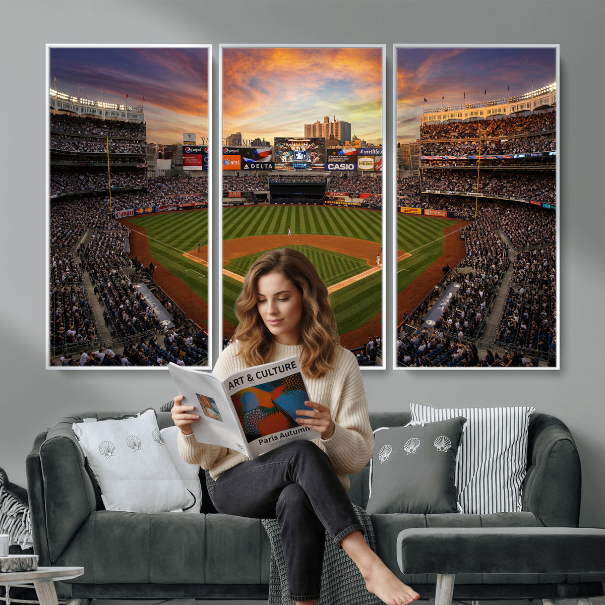 71157927-MGV-CV-36X24 - Stadium Wall Art Canvas Print