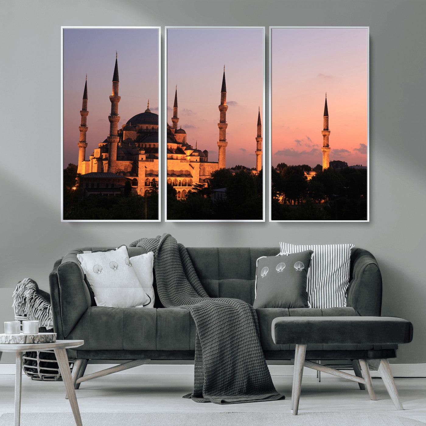 MGV-FC-48X32-3P - Wall Art Turkey Istanbul Skyline Canvas Print