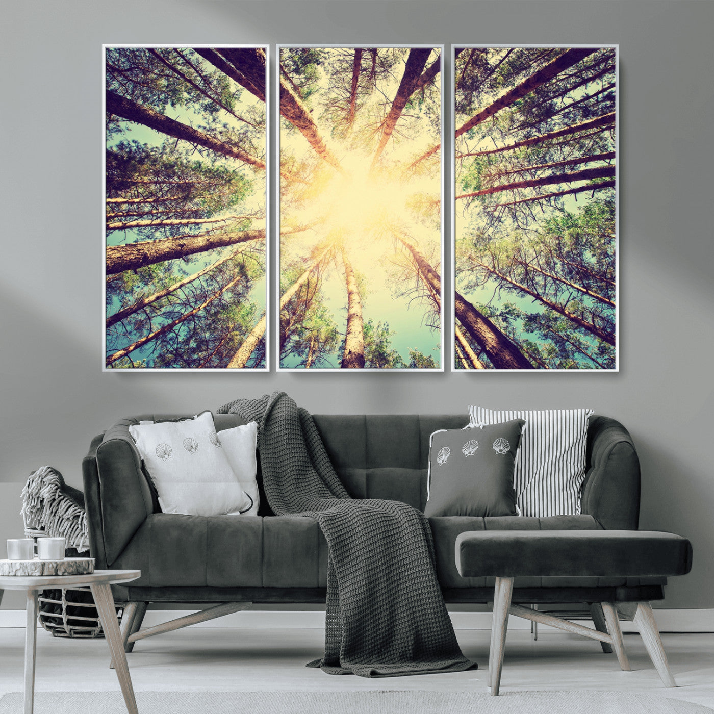 MGV-FC-48X32-3P - Tree and Sunshine Canvas Print