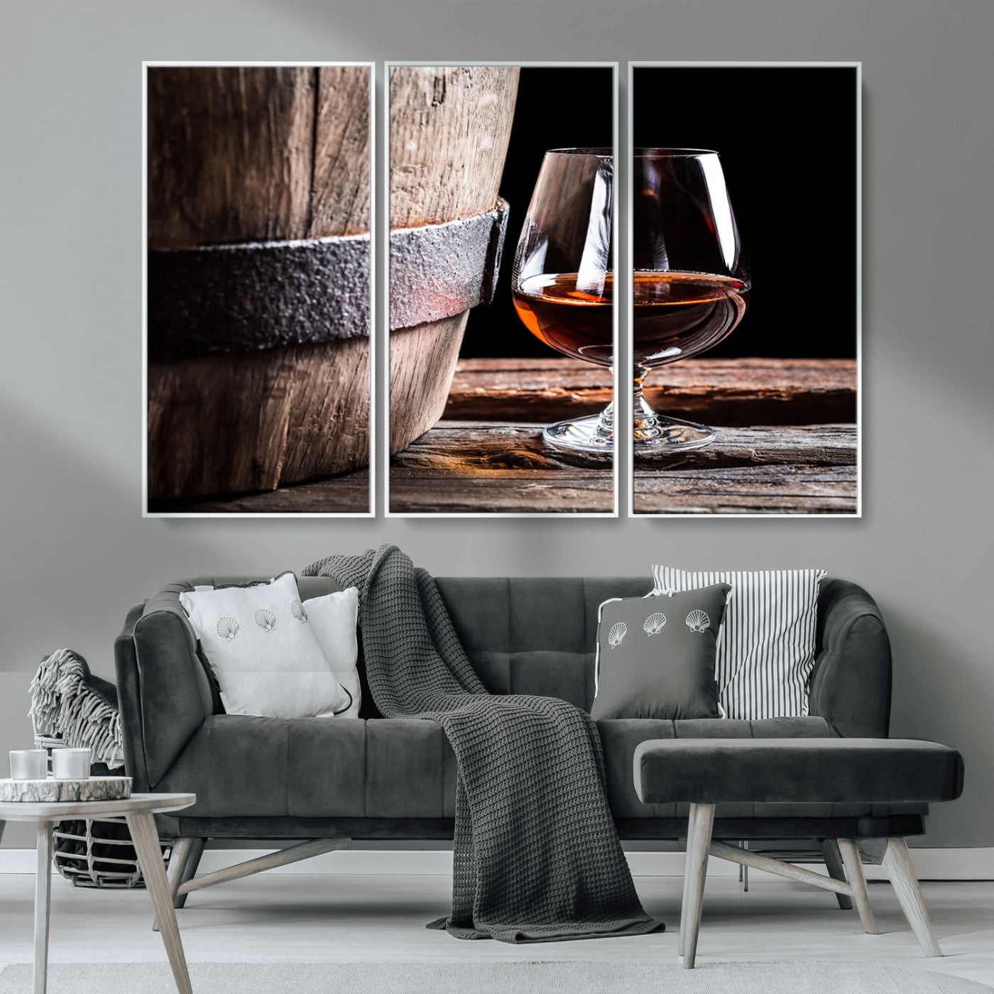 MGV-FC-48X32-3P - Scots Whiskey Wall Art Canvas Print