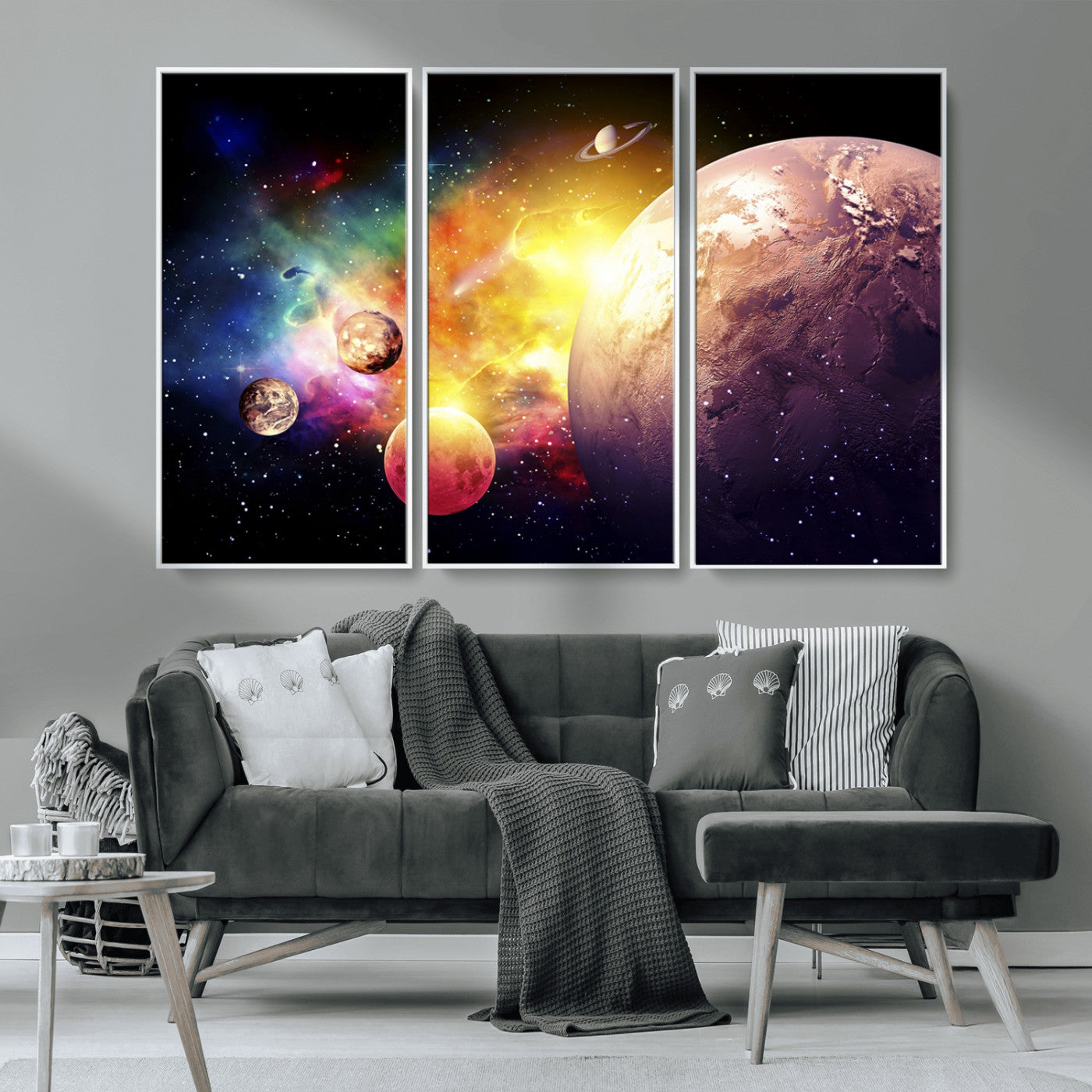 MGV-FC-48X32-3P - Space and Galaxy Canvas Print