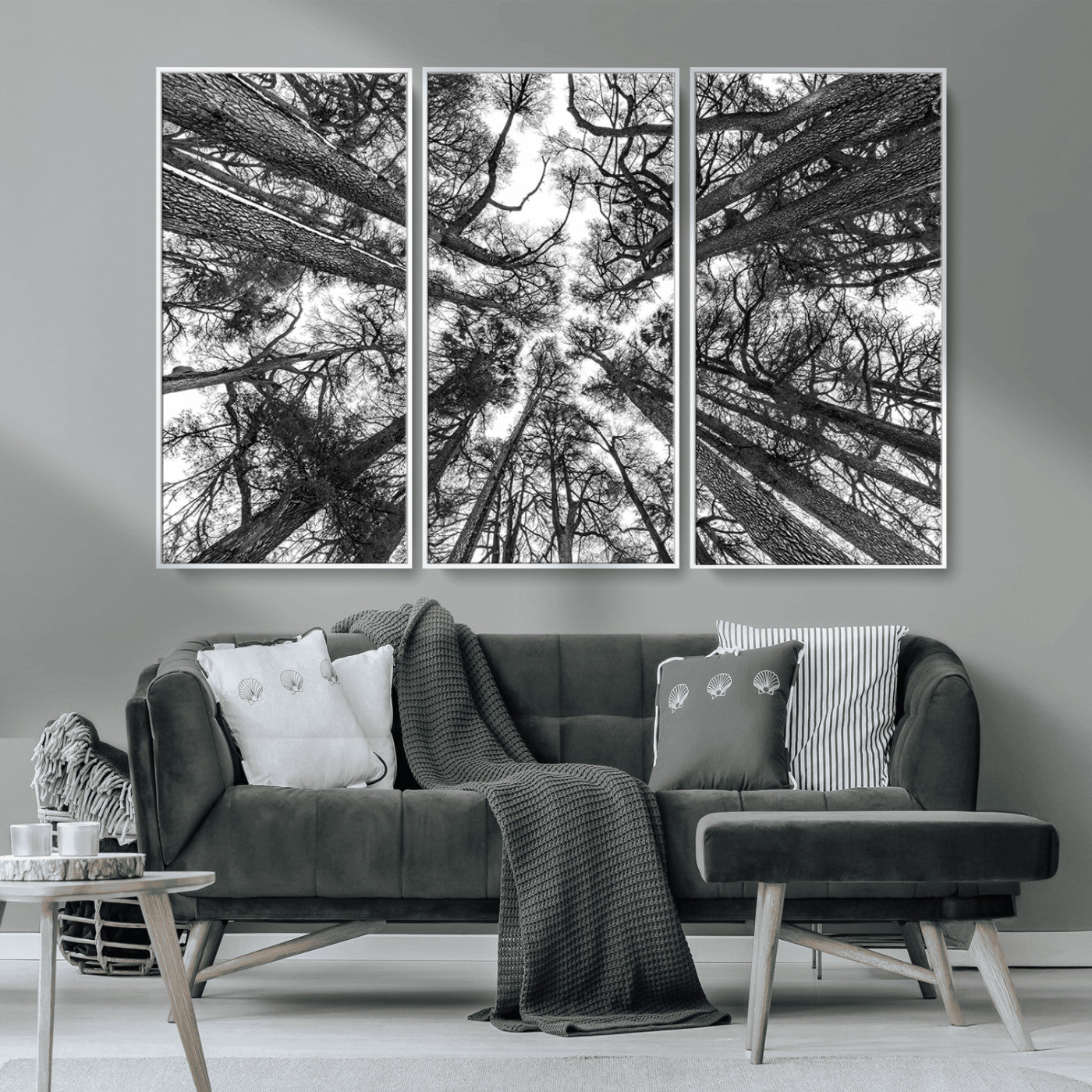 MGV-FC-48X32-3P - Trees Contemporary Art Canvas Print