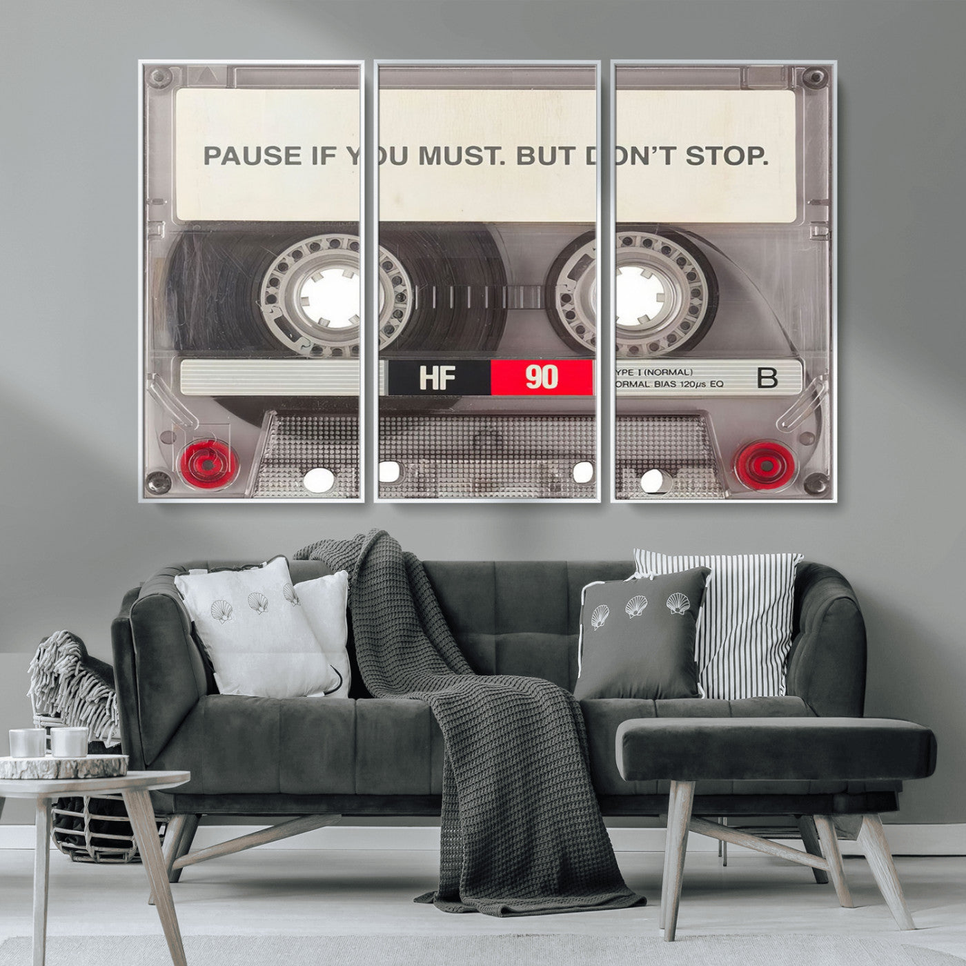MGV-FC-48X32-3P - Music Cassette Iconic Wall Art Canvas Print