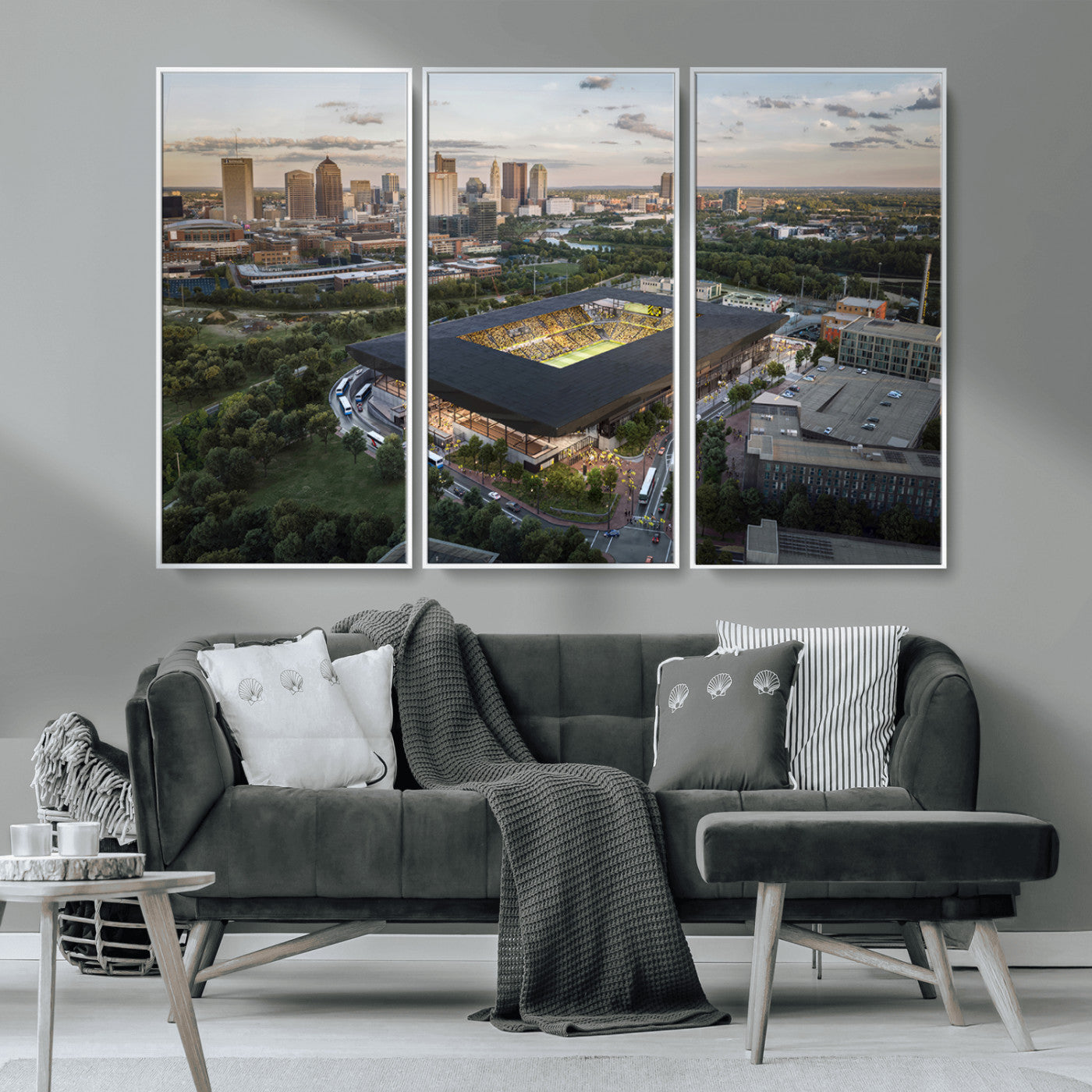MGV-FC-48X32-3P - Columbus Crew Soccer Team Print - Columbus Crew Stadium Wall Art, Columbus Crew Soccer Wall Art