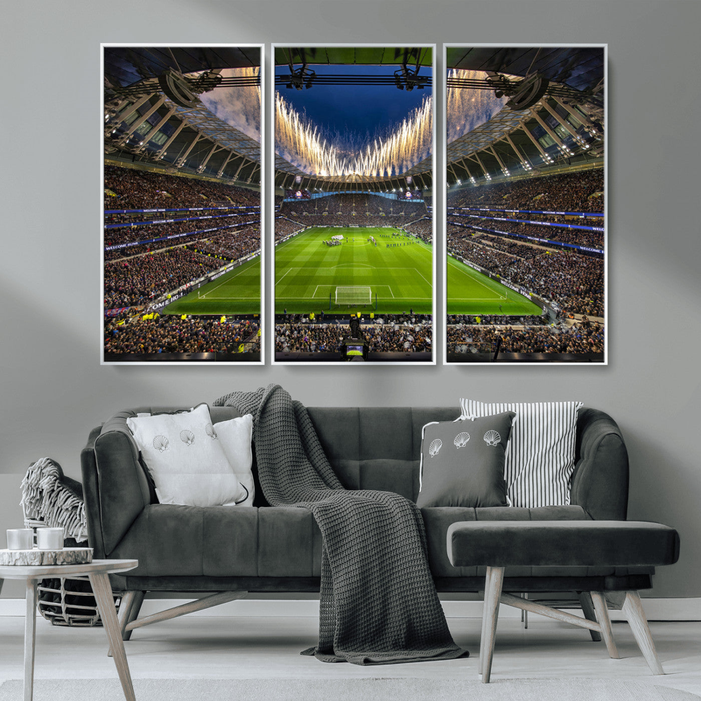 MGV-FC-48X32-3P - Tottenham Hotspur Football Team Print - London Tottenham Hotspur Stadium Wall Art Canvas Print
