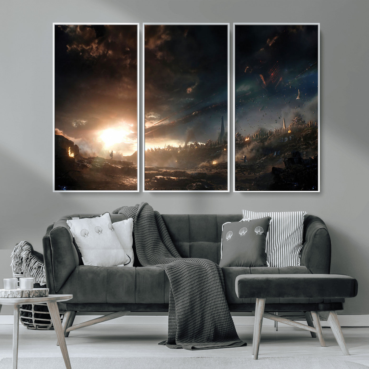 MGV-FC-48X32-3P - Avengers Planet Wall Art Canvas Print