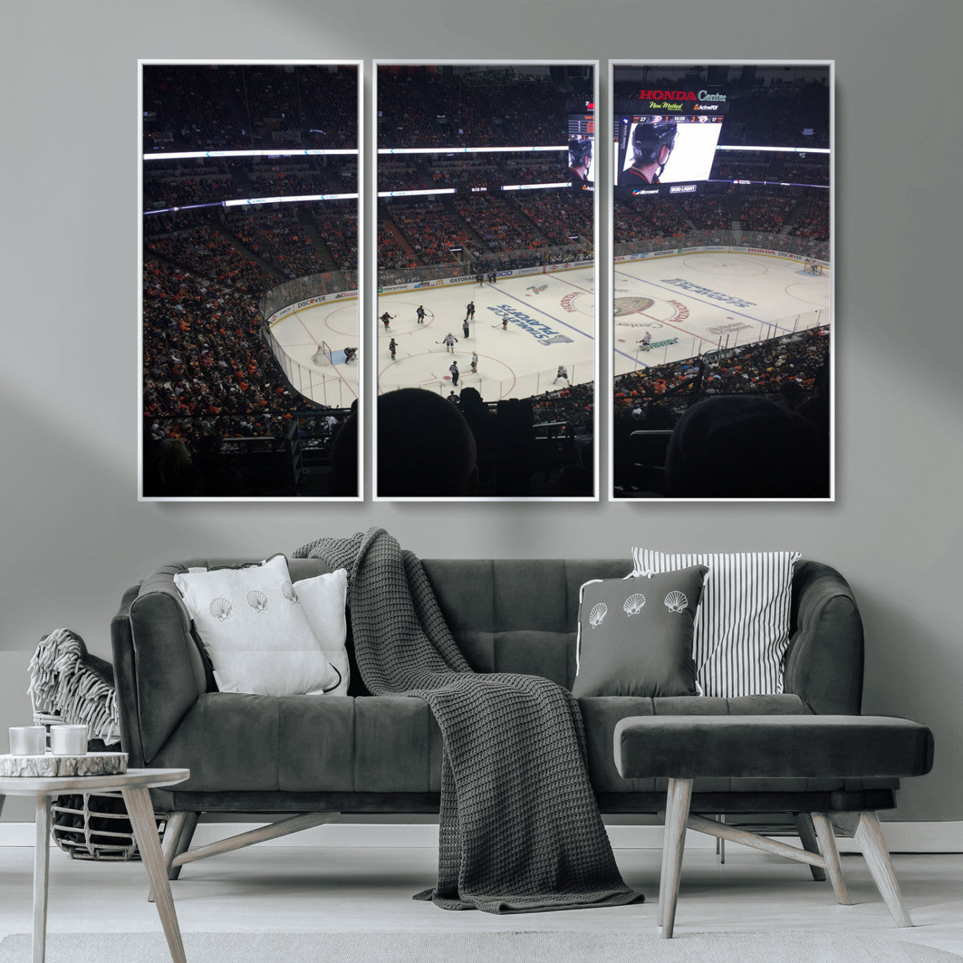 MGV-FC-48X32-3P - Honda Center California Anaheim Ducks Hockey Stadium Wall Art, Honda Center California Stadium Wall