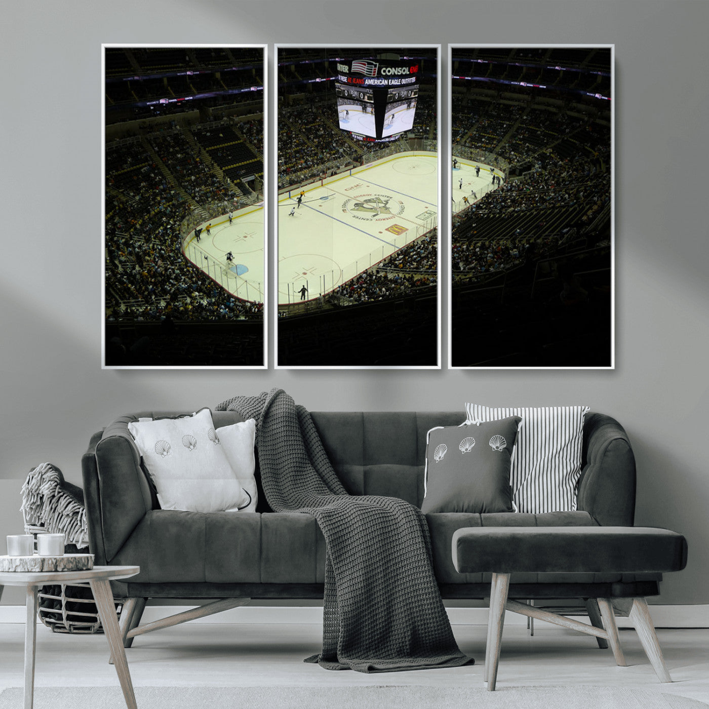 MGV-FC-48X32-3P - PPG Paints Arena Pennsylvania Pittsburgh Penguins Hockey Stadium Canvas, Pennsylvania Pittsburgh