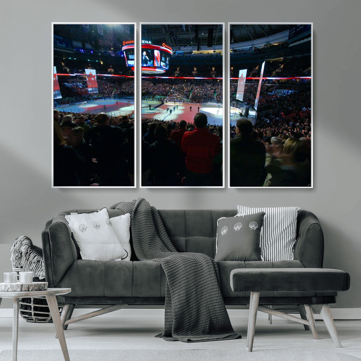 MGV-FC-48X32-3P - Rogers Arena Vancouver Canucks Ice Hockey Stadium Wall Art, Vancouver Canucks Ice Hockey Print