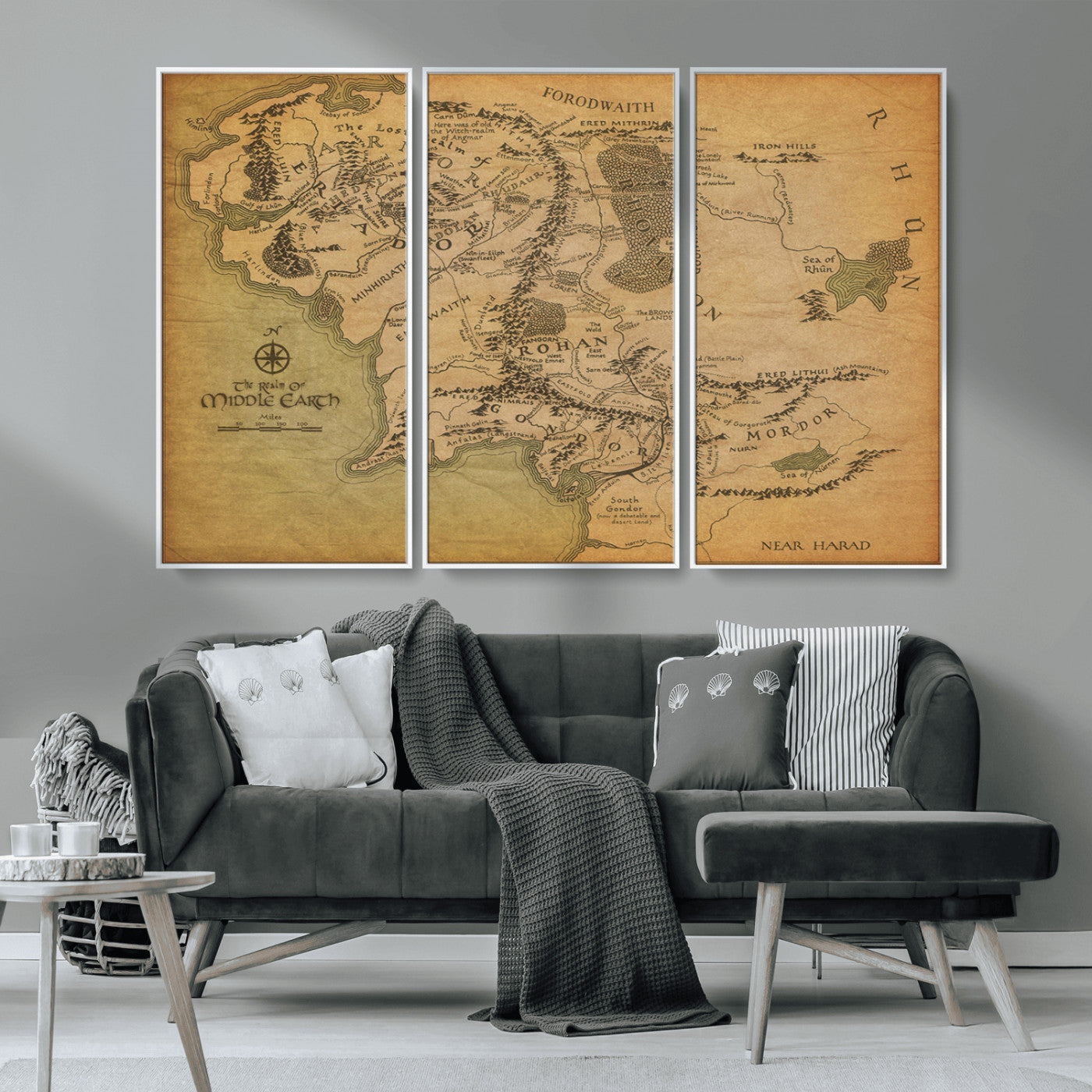 MGV-FC-48X32-3P - Push Pin World Map Canvas Print – Framed Wall Art for Couples to Track Their Travels – Anniversary