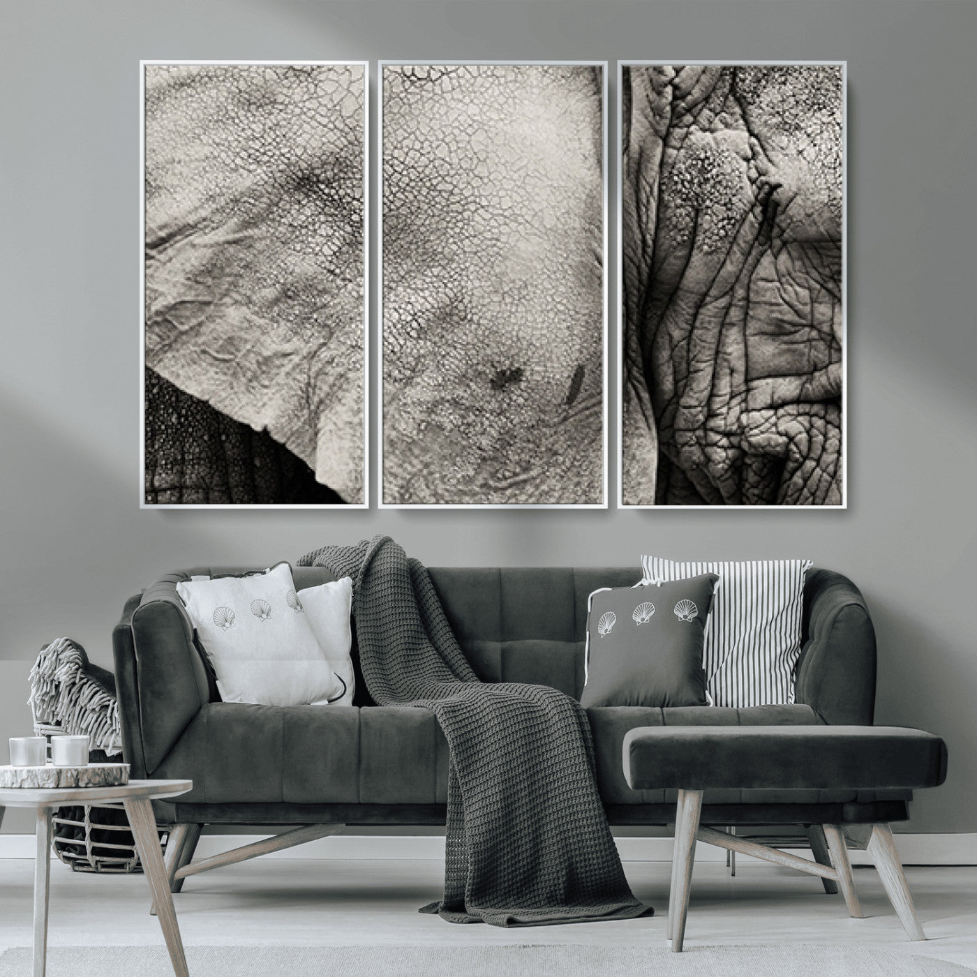 MGV-FC-48X32-3P - Elephant Wall Art Canvas Print