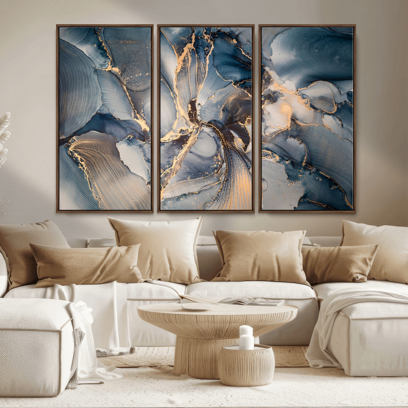 MGV-FC-48X32-3P - Abstract Wall Art Canvas Print for Modern Home Decor
