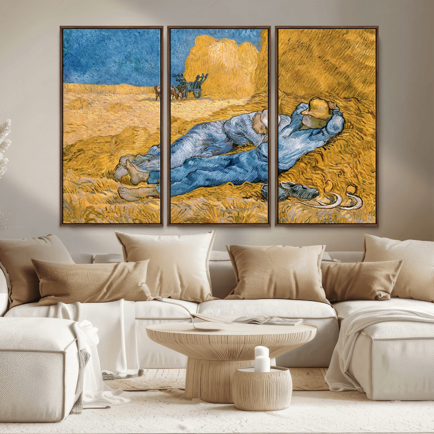 MGV-FC-48X32-3P - Master Artist Vincent Van Gogh Nature Wilderness Illustrs Fine Art Canvas Print