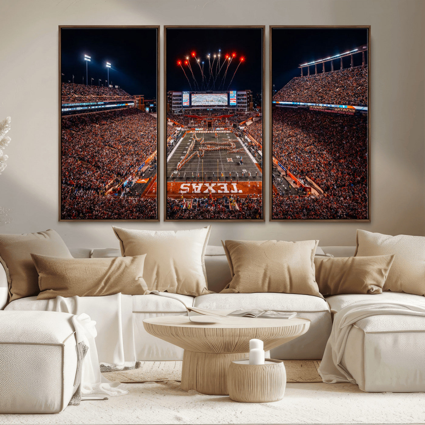 MGV-FC-48X32-3P - Texas Memorial Stadium Wall Art Canvas Print
