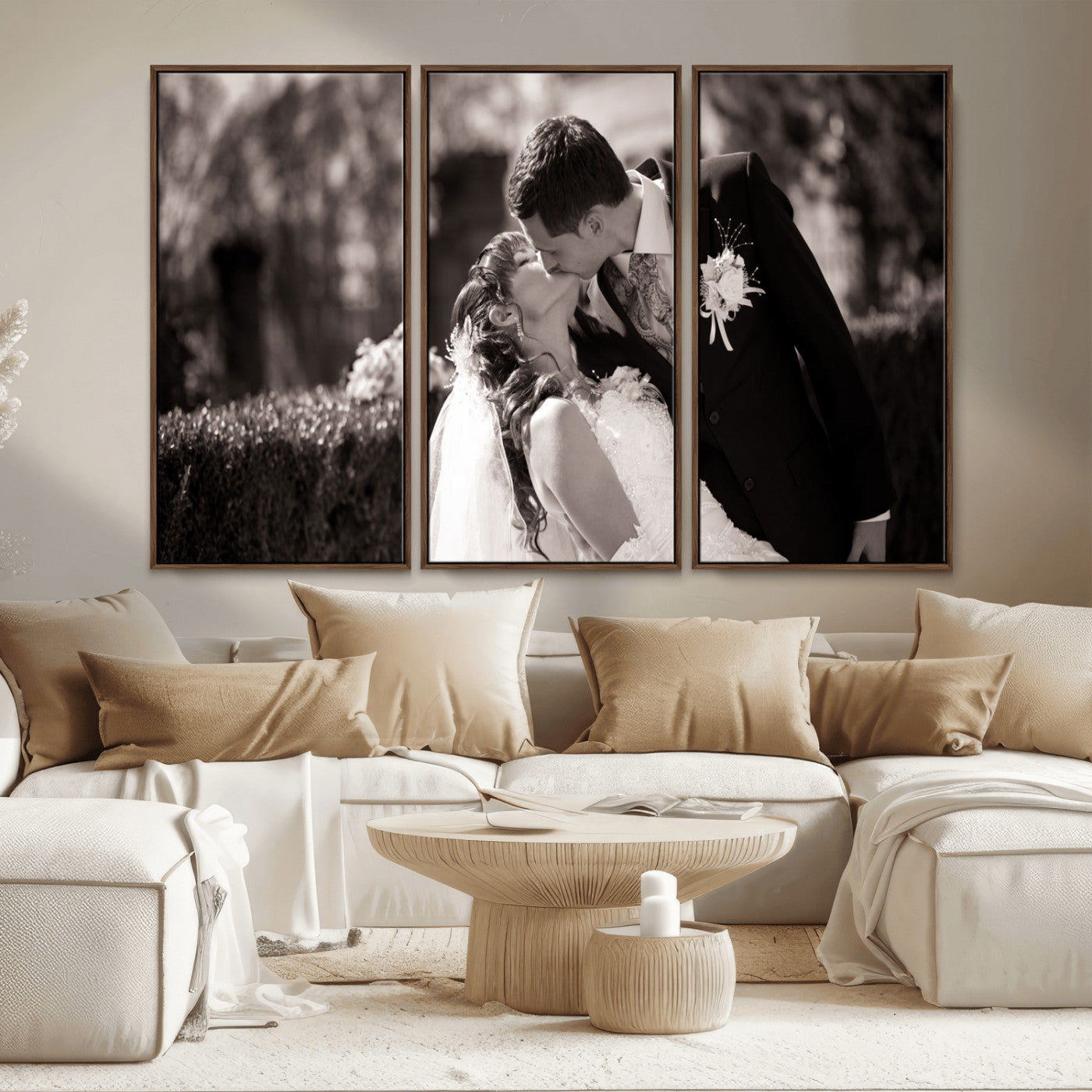 MGV-FC-48X32-3P - Create Your Own Photo Canvas Print - Personalized Wall Art for Home Decor Wall Art Print, Create