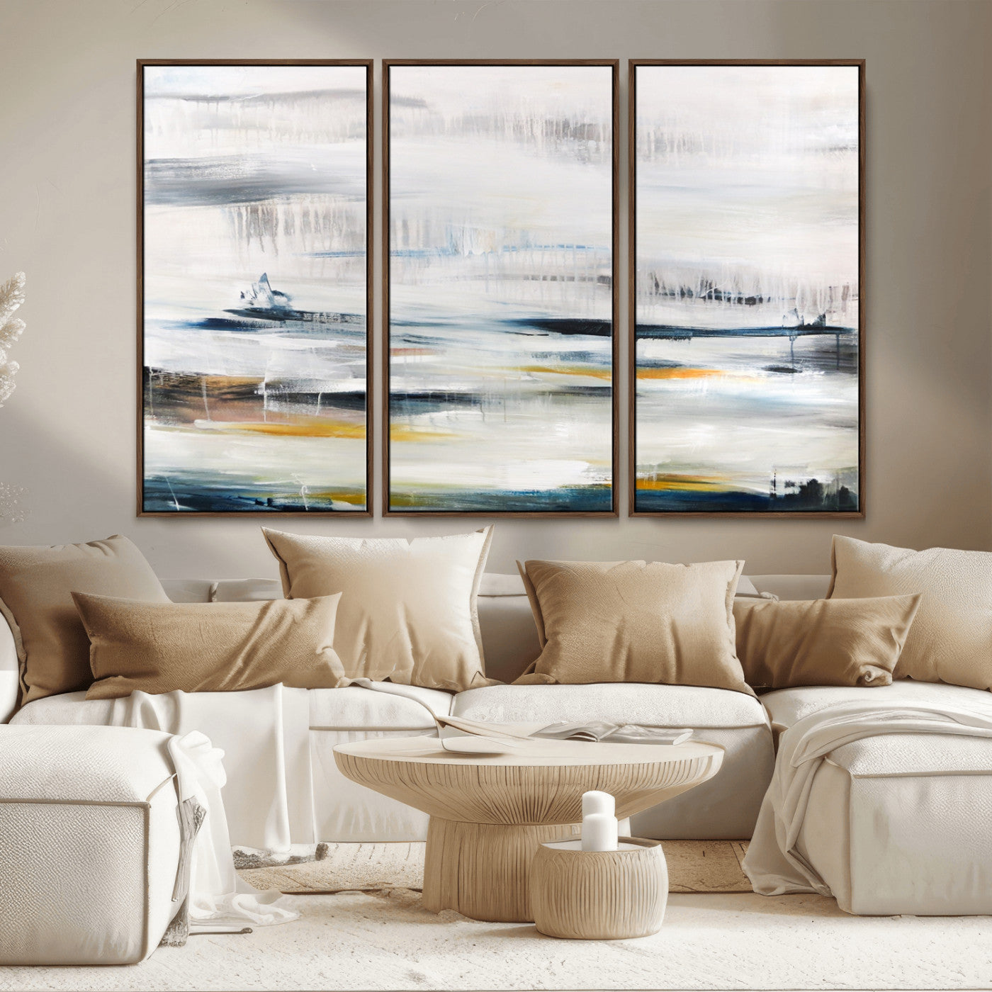 74932-MGV-CV-36X24-Soft Color Abstract Canvas Print