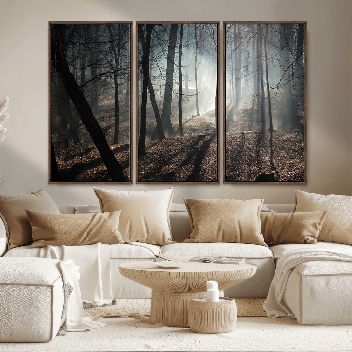 MGV-FC-48X32-3P - Dark Family and Tree Wall Art Canvas Print