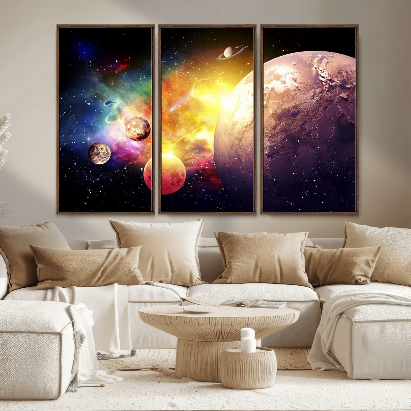 MGV-FC-48X32-3P - Space and Galaxy Canvas Print