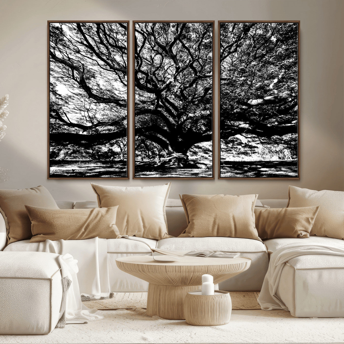 MGV-FC-48X32-3P - Mighty Angel Oak Wall Art | Angel Oak Tree Art Print