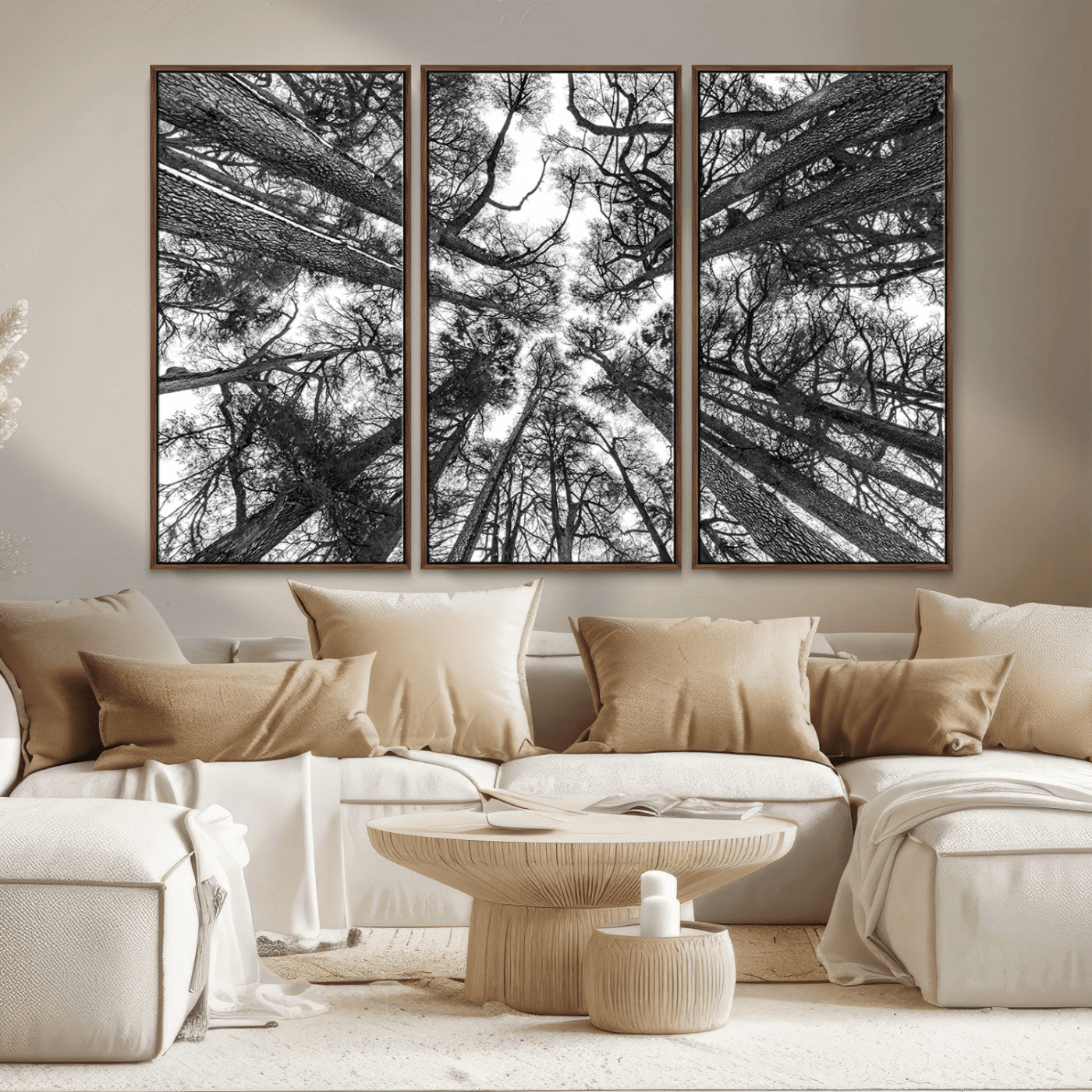 MGV-FC-48X32-3P - Trees Contemporary Art Canvas Print