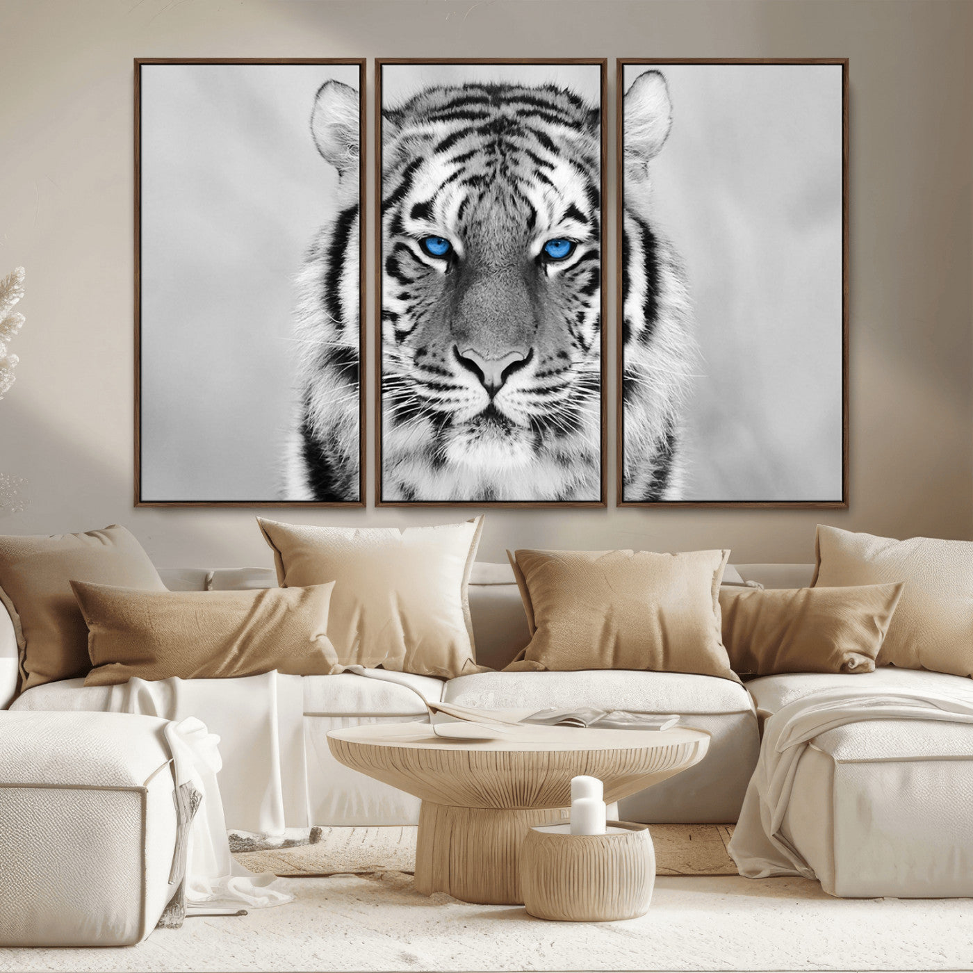 MGV-FC-48X32-3P - Tiger Canvas Artwork Wall Art Print