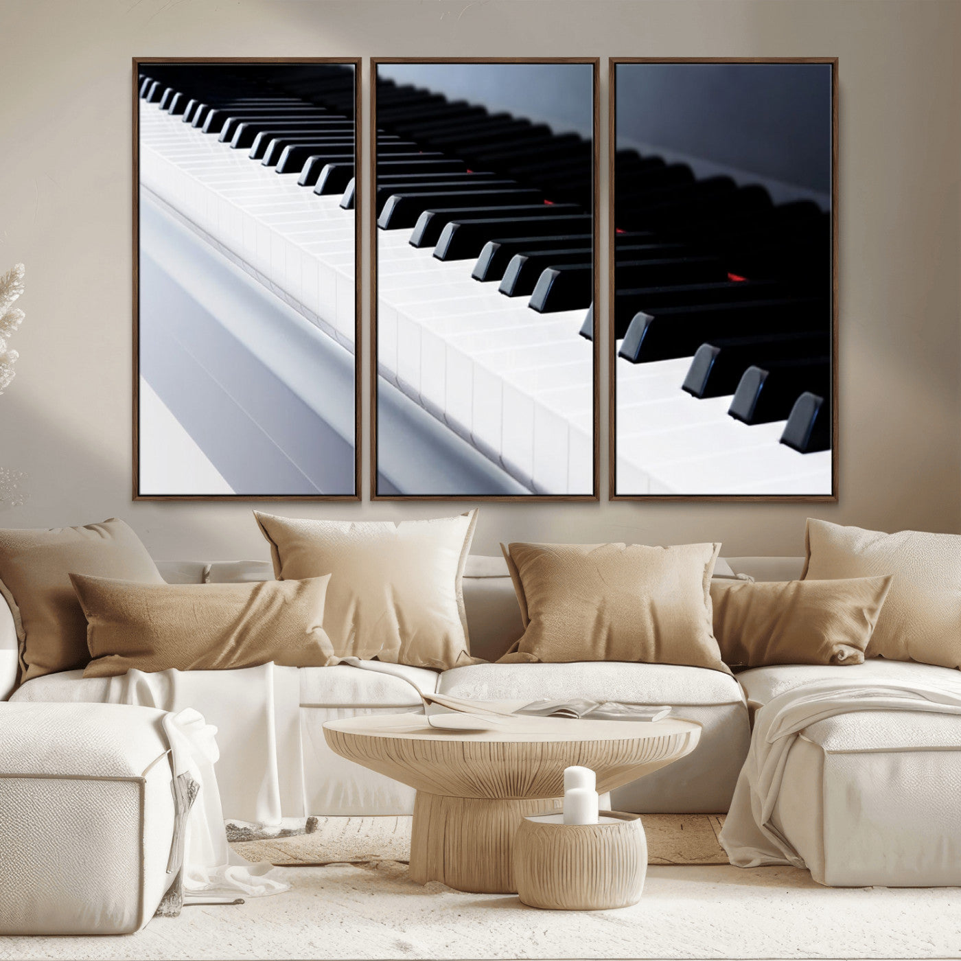 MGV-FC-48X32-3P - Piano Artwork Canvas Wall Art Print