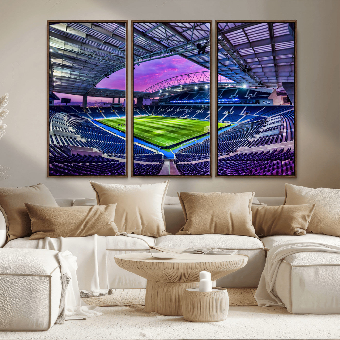 MGV-FC-48X32-3P - FC Porto Soccer Team Print Canvas- Dragon Stadium Wall Art Canvas Print