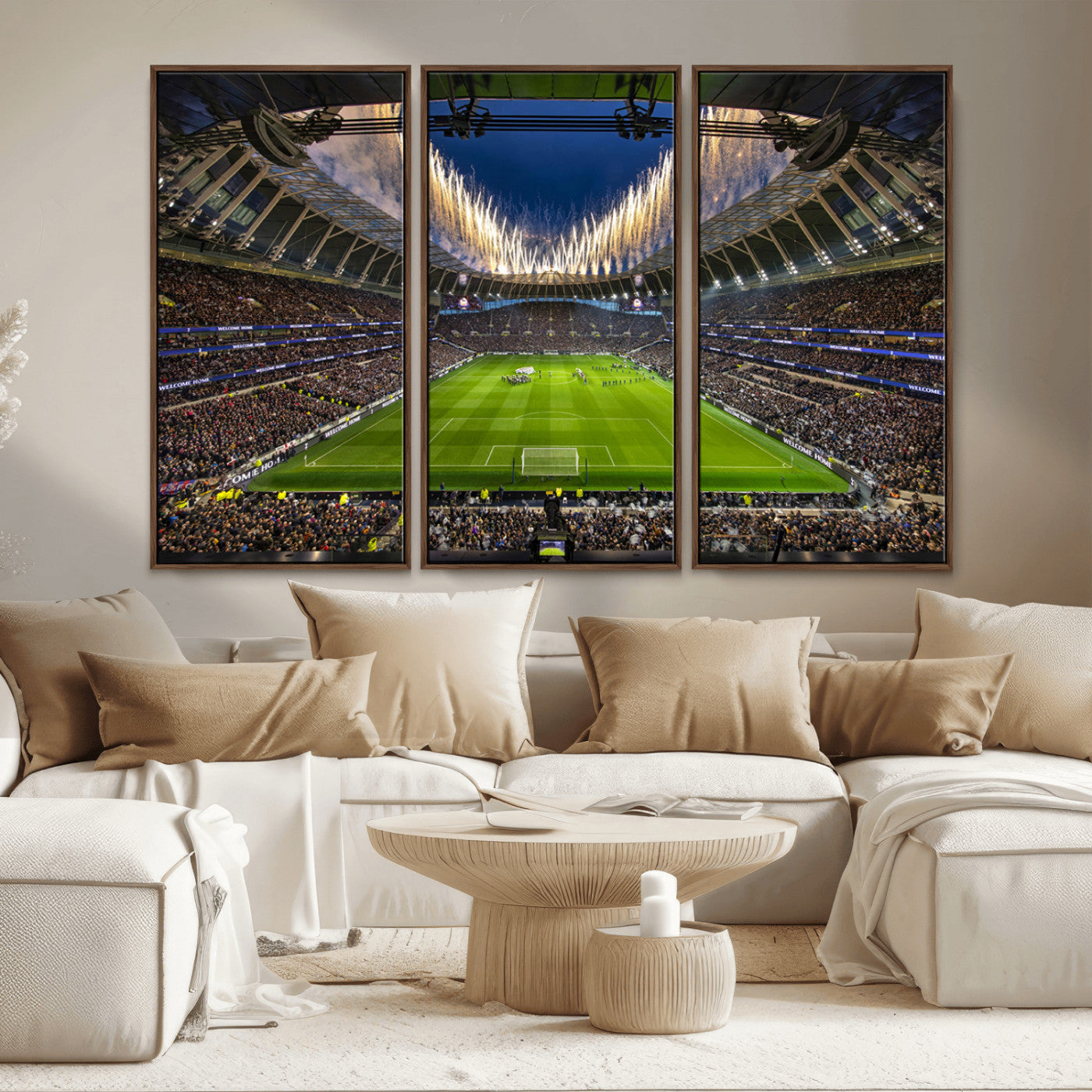 MGV-FC-48X32-3P - Tottenham Hotspur Football Team Print - London Tottenham Hotspur Stadium Wall Art Canvas Print