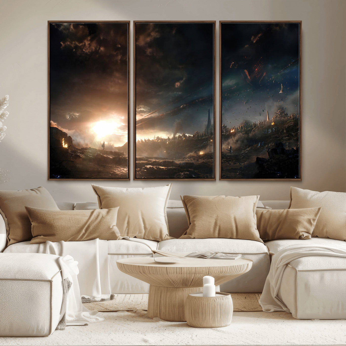 MGV-FC-48X32-3P - Avengers Planet Wall Art Canvas Print
