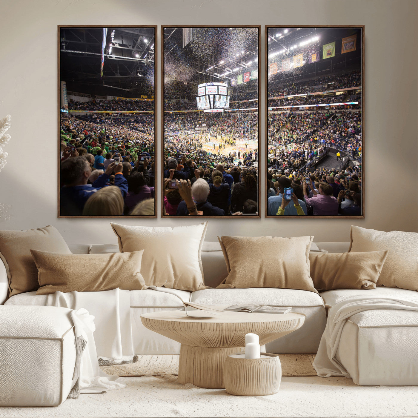 MGV-FC-48X32-3P - Bridgestone Arena Wall Art Canvas | Nashville Predators Hockey Team Print | Canvas Print | Ready to