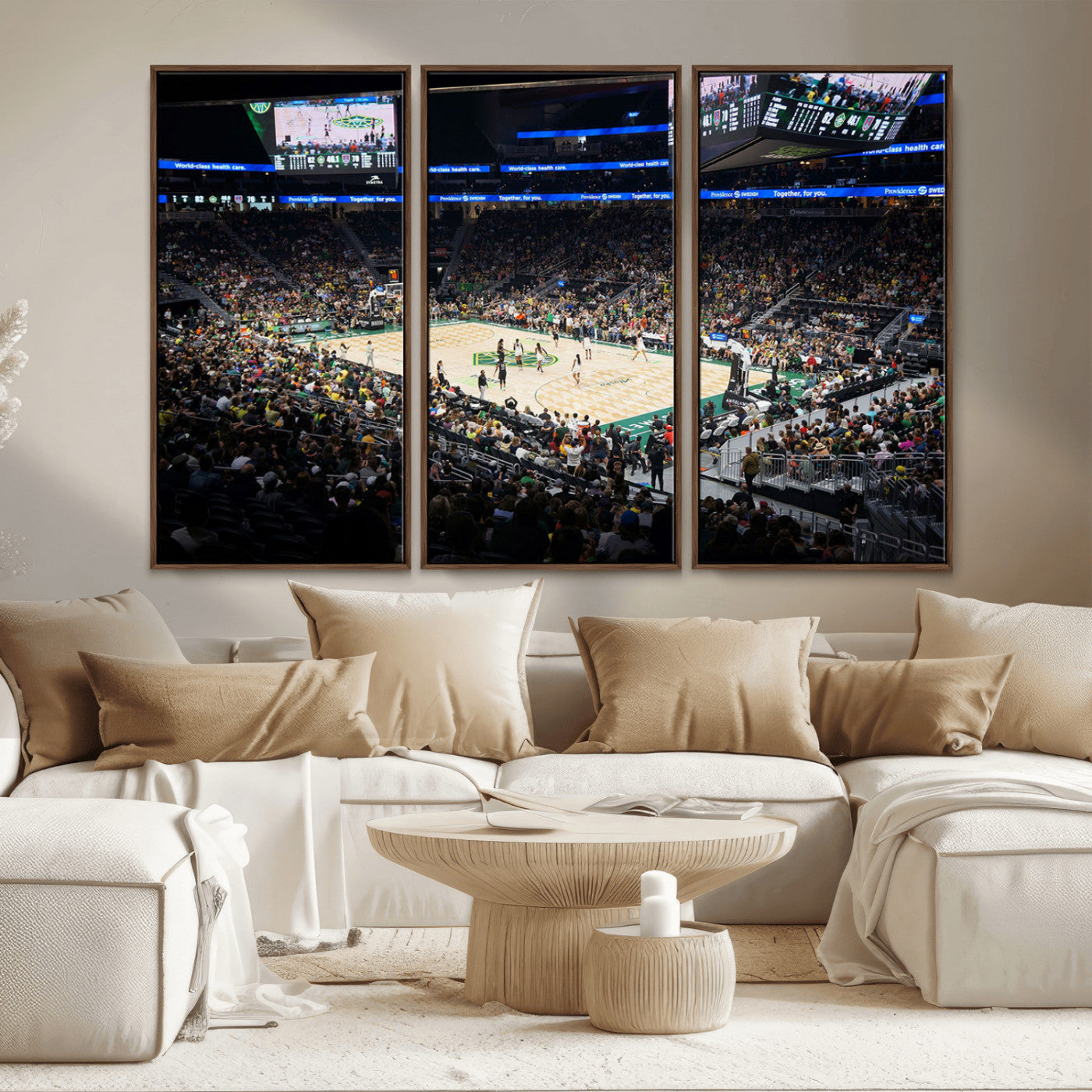 MGV-FC-48X32-3P - Climate Pledge Arena | Washington Seattle Kraken Hockey Stadium Wall Art | Canvas Print | Ready to